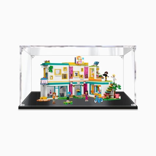 Transparent acrylic display box for Lego 41731 International College model collection dustproof display box display box only 3mm