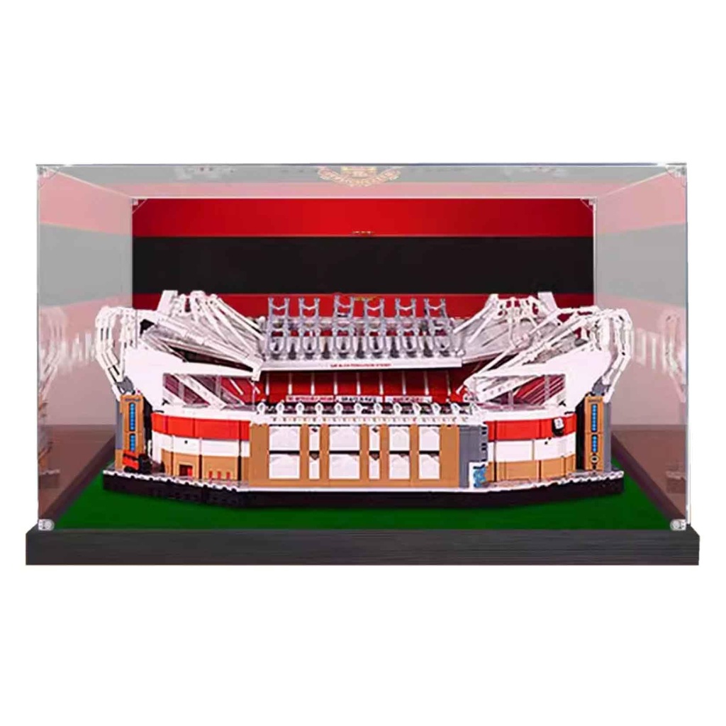 Acrylic Display Box for Lego 10272 Soccer Field Transparent Dustproof Display Box Compatible with Lego 10272 Construction kit Model not Included