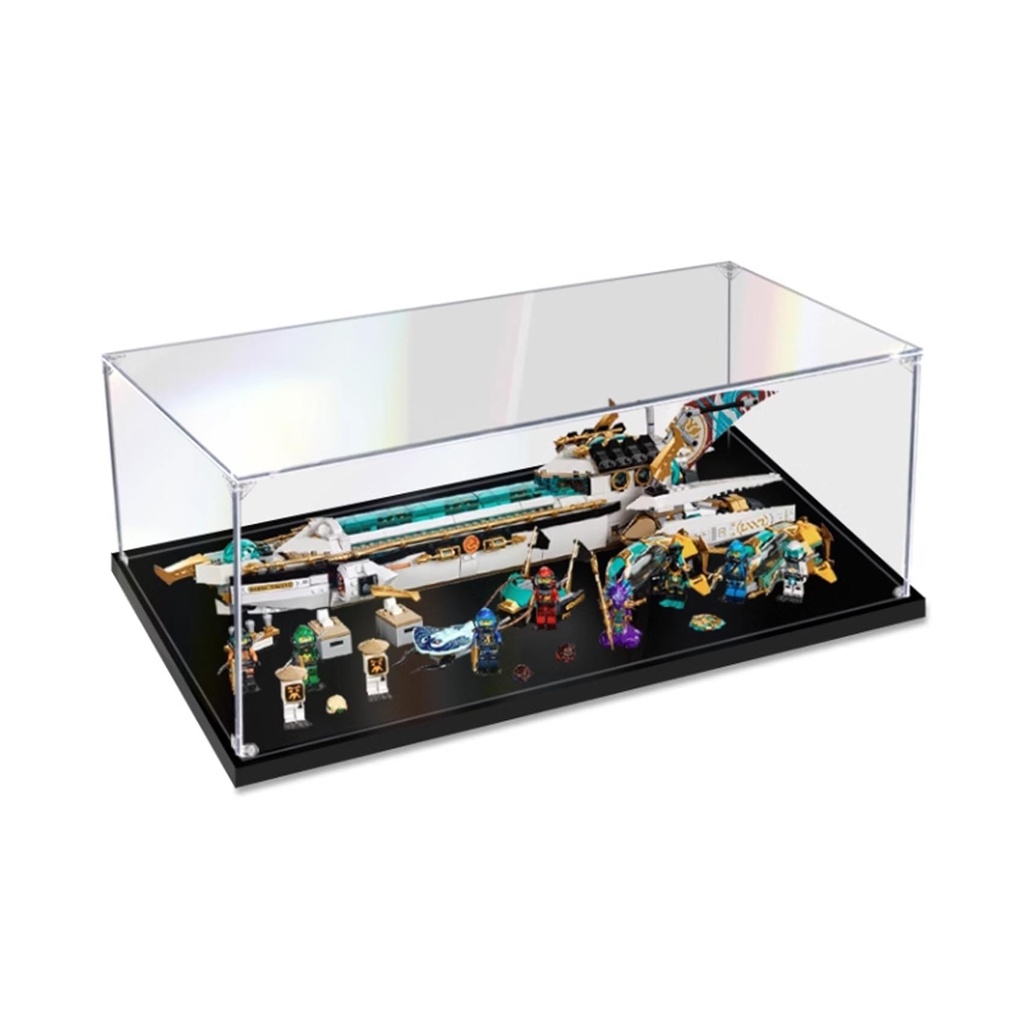 Acrylic Transparent Display Case for Lego 71756 Submarine Dustproof Transparent Display Case Showcase25513778 inches Display Case Only 3mm