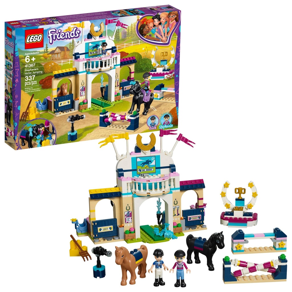 Friends LEGO Stephanies Horse Jumping 41367 Building Kit 2019 337 Piece
