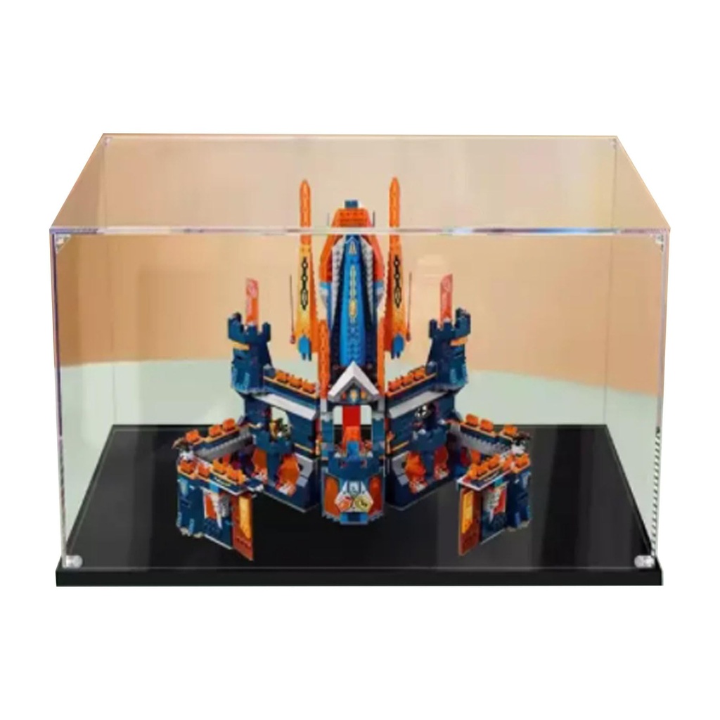 Acrylic Display Box for Lego 70357 The Knights Castle Model Clear Dustproof Block Organizer Box Only Lego Set Not Included 3mm