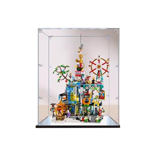 Dustproof Transparent Storage Acrylic Display Box 80054 Castle Block Model 177118236 inches for Lego Toys Lego Models not Included 2mm Mirror