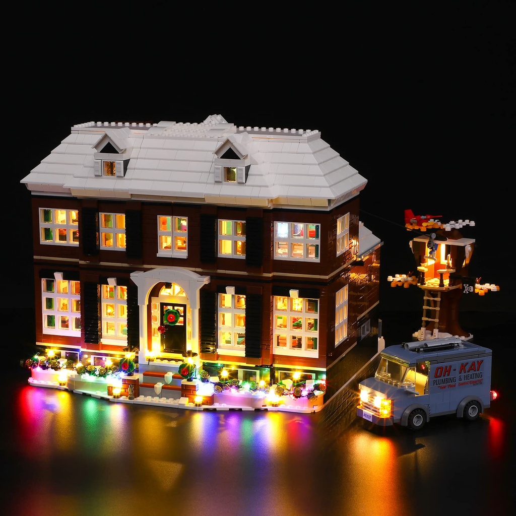 BRIKSMAX Led Lighting Kit for Ideas Home Alone Compatible with Lego 21330 Building Blocks Model Not Include The Lego Set
