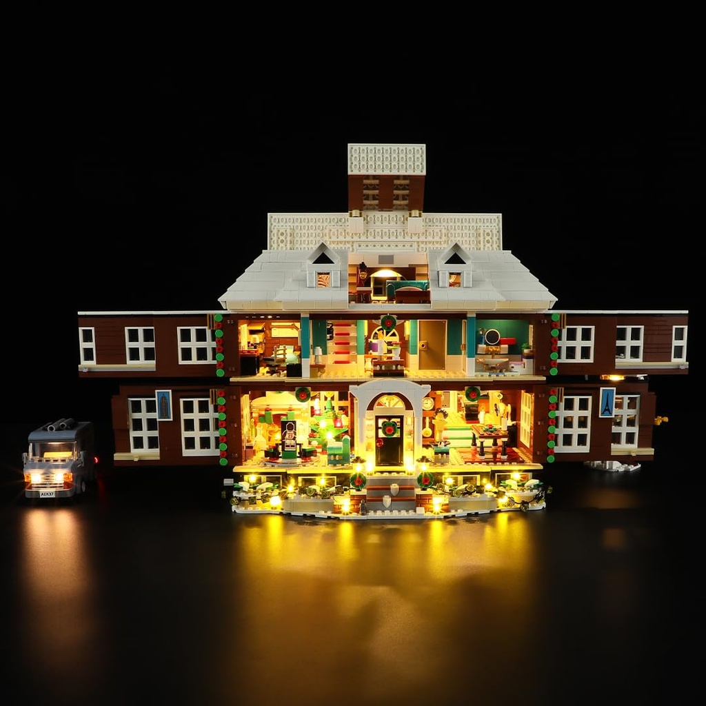 BRIKSMAX 20 Light Kit for Lego Home Alone Innovative Led Lighting Compatible with Lego Ideas 21330 Not Included Lego Set