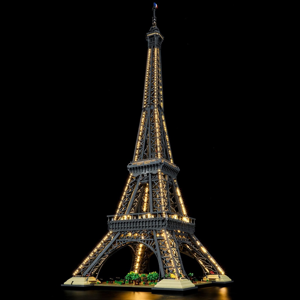 BRIKSMAX Led Lighting Kit for LEGO10307 Eiffel Tower Compatible with Lego Architecture Building Blocks Model Not Include Lego Set
