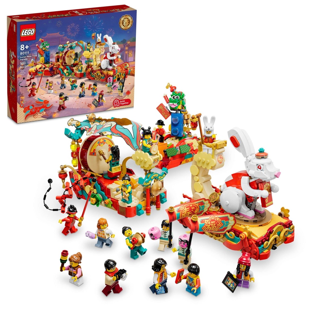 LEGO Lunar Year Parade 80111 Building Toy Set for Kids Boys and Girls Ages 8 1653 Pieces