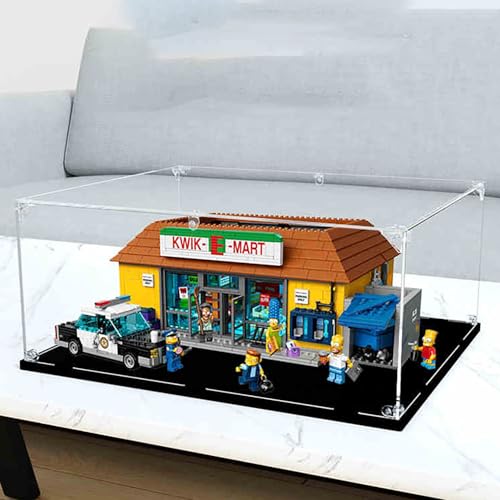 BoHeart No glue Clear Display Box for LEGO 71016 for Acrylic Dustproof Transparent Custom Display Case No Model43x36x18cm Collectors grade