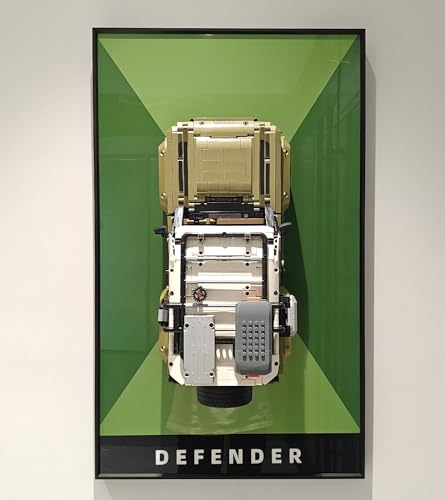 iCUANUTY Wall Sign Display for LEGO 42110 Technic Land Rover Defender Adults Decorative Paintings Wall Sign for LEGO Model Car Gifts for LEGO Lovers 75 x 45 cm