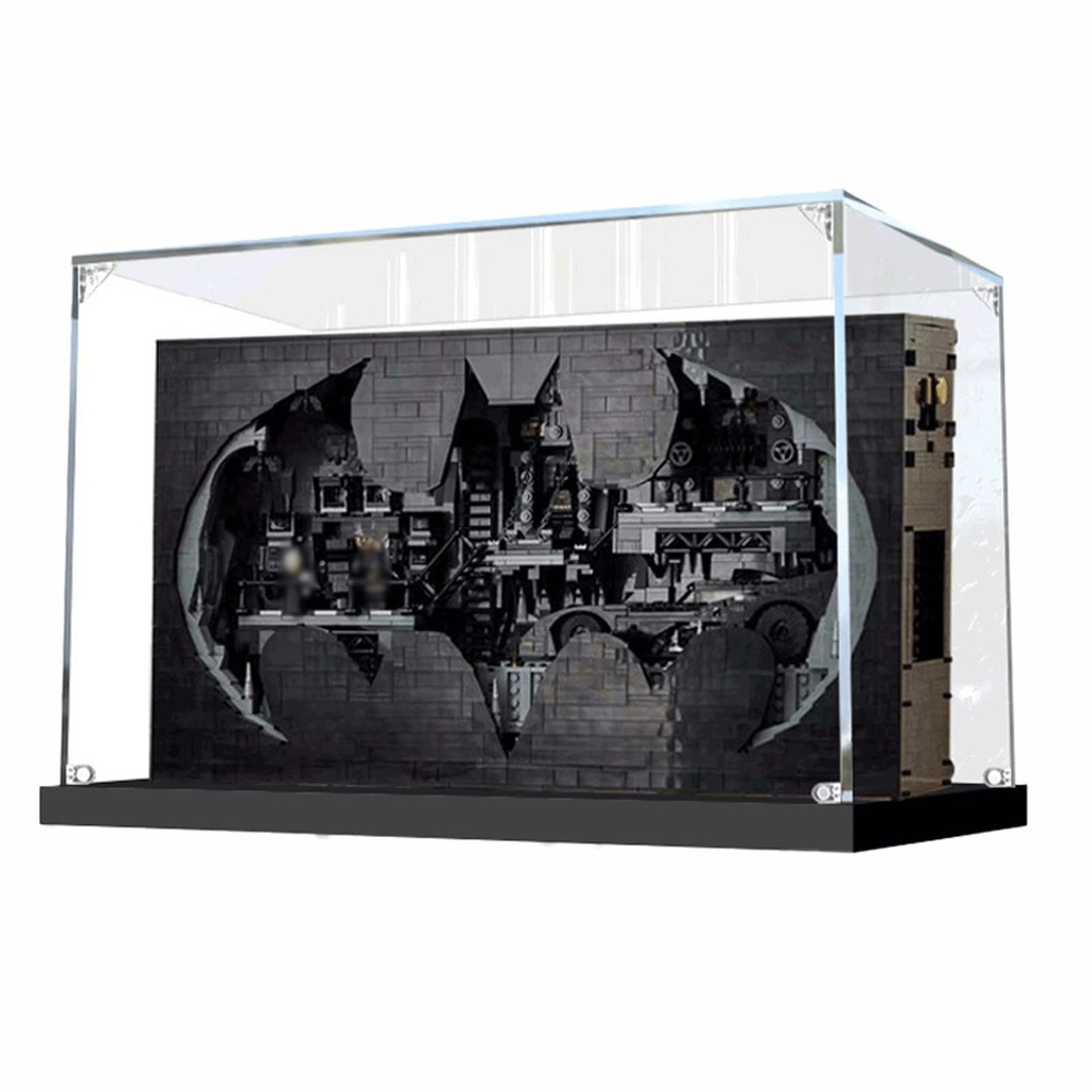 TIANQING Acrylic Display Case for Lego 76252 Batcave Shadow Box Compatible with Lego Building Blocks Model Size 552035cmWithout Model Kit 3MM