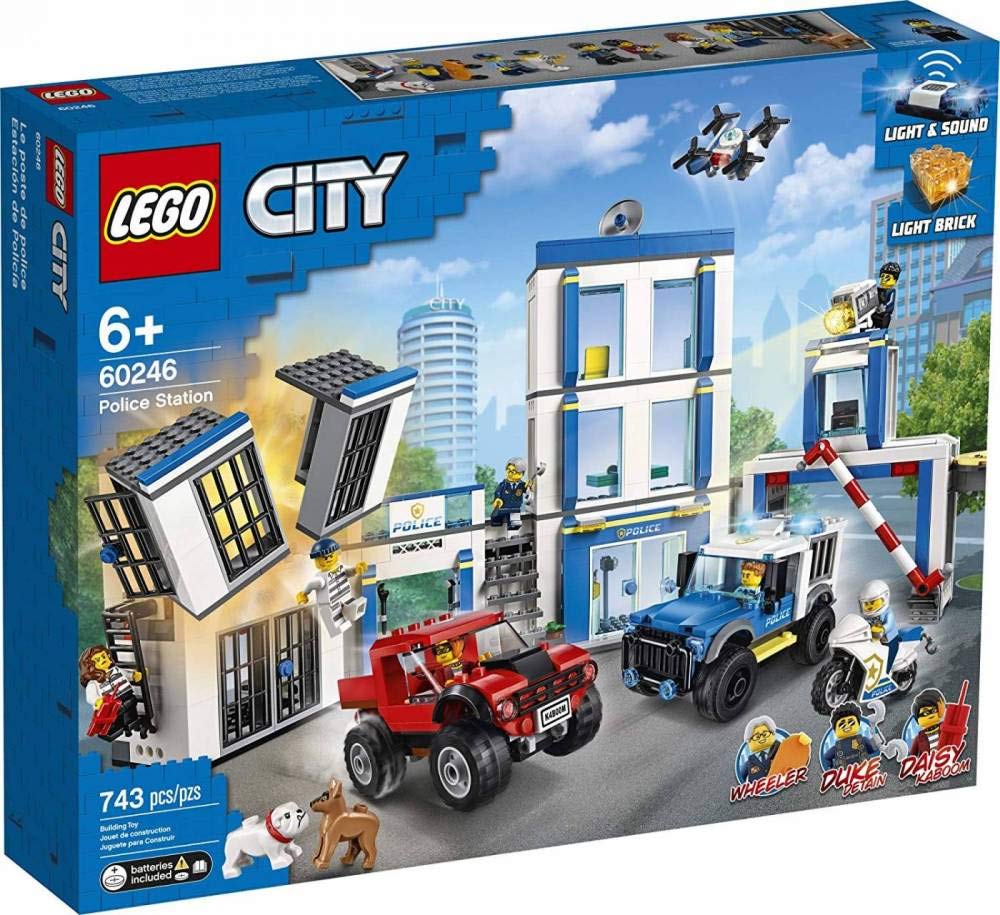 LEGO City Police Station 60246 Police Toy Fun Building Set for Kids 2020 743 Pieces