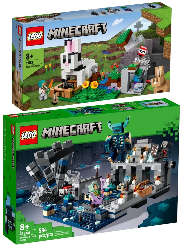 Lego Set of 2 21246 The Duel in the Darkness 21181 The Rabbit Tranch