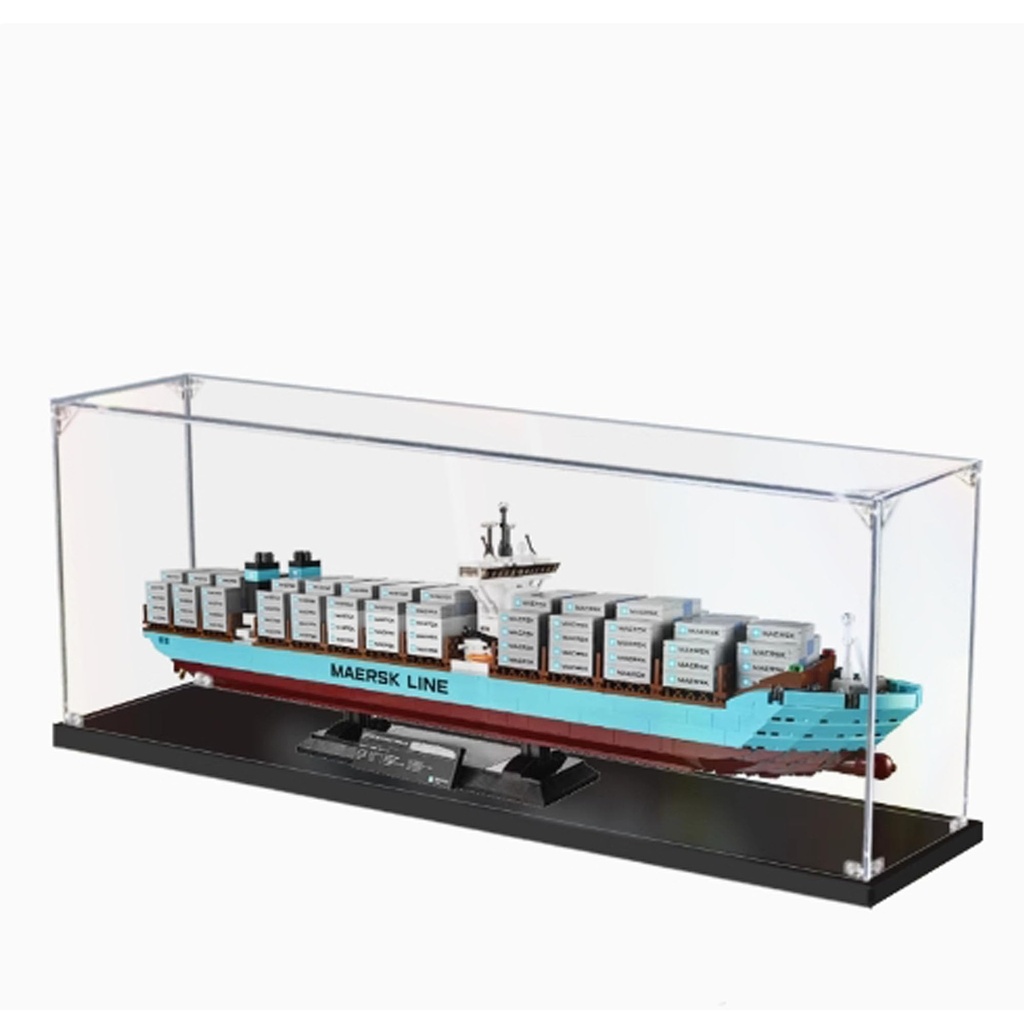 Acrylic Display Case Compatible with Lego 10241 Freighter Model Set Dustproof Transparent Display Case Storage Box Display Case Only 2mm