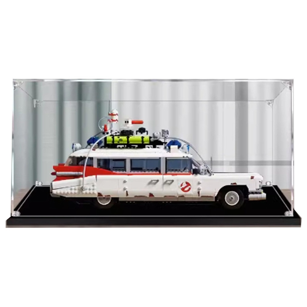Acrylic display box compatible with lego 10274 Chasing ghost cars model selfassembling clear dust cabinet collectible organizer box only 3 mm