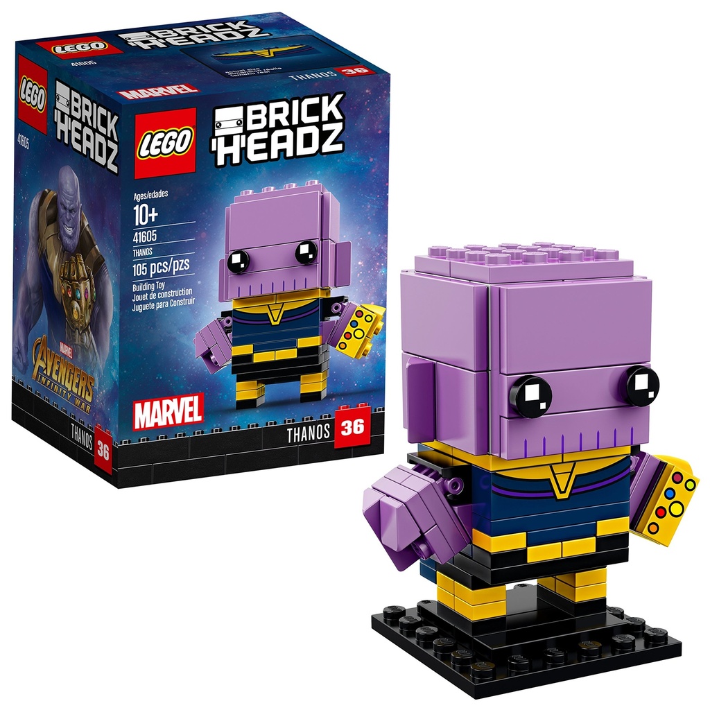 LEGO BrickHeadz Thanos 41605 Building Kit 105 Piece