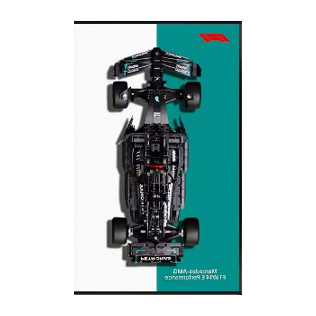 CHIFENMS Acrylic Display Clear Collectors Box Compatible with Lego 42171 Racing Car Wall Mount Photo Frame Building Block Model Dust Storage Box Display Box Box Only Style 3