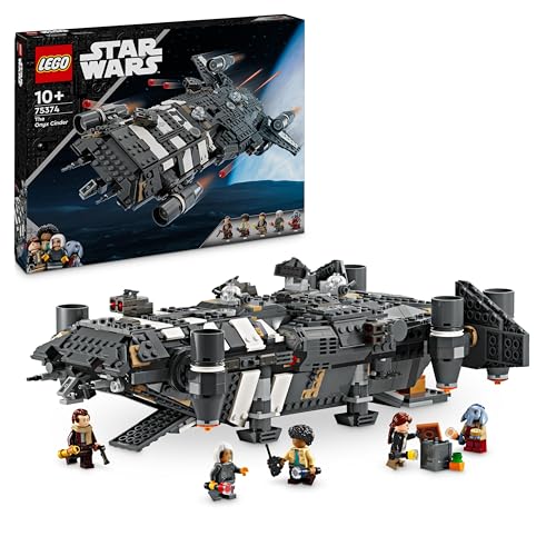 LEGO Star Wars Skeleton Crew The Onyx Cinder Set Collectible Building Toy for 10 Plus Year Old Boys Girls Includes 5 Character Minifigures Gift Idea for Kids and fans 75374