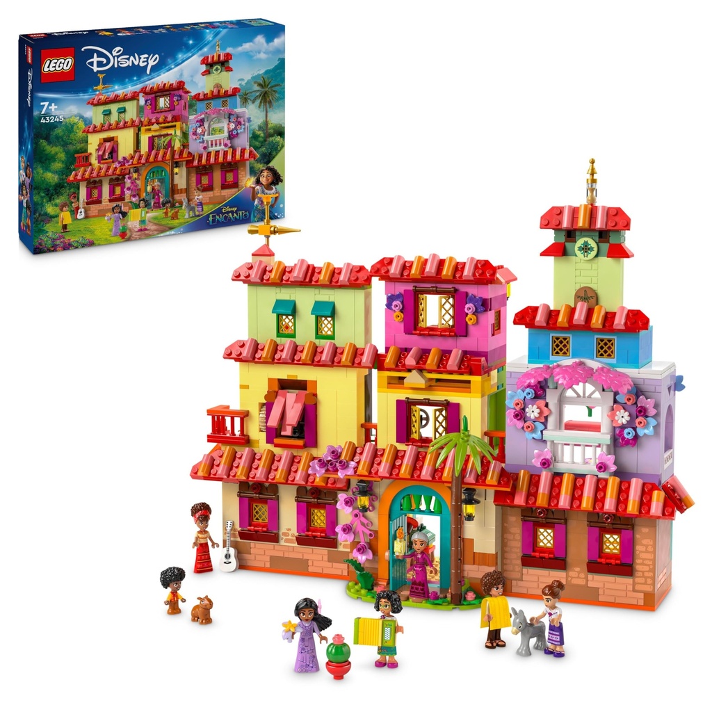 LEGO ? Disney Encanto The Magical Madrigal House Building Toy Set for Kids Featuring a Mirabel Princess MiniDoll Figure Fun Construction Playset for 7 Plus Year Old Girls and Boys 43245
