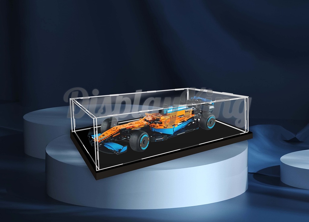 Acrylic Display case for LEGO McLaren Formula 1 Race Car 42141 Lego Set is not Included No background