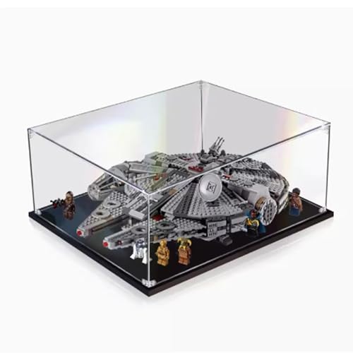Acrylic display case For Lego 75105 Millennium Falcon model dustproof transparent acrylic display case storage box model not included 2mm