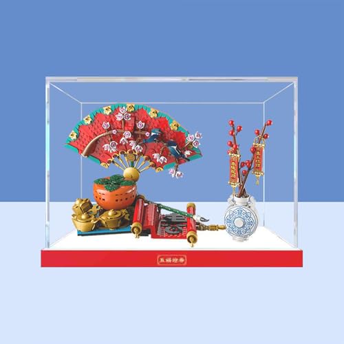 Acrylic Display Case for Lego 80117 Good Fortune Model without Brick Model Option C