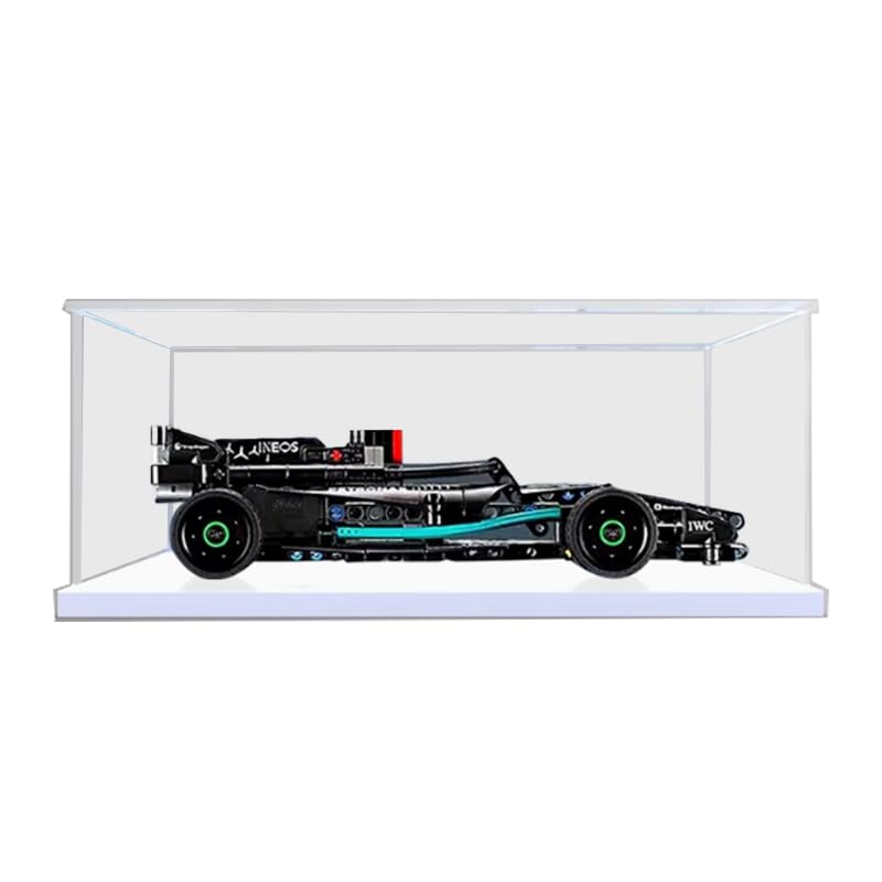 Godaimis Clear Acrylic Display Case for LEGO icons 10341 Applicable for Artemis Space Launch System Display Box GiftDisplay Case Only Black BottomBackground