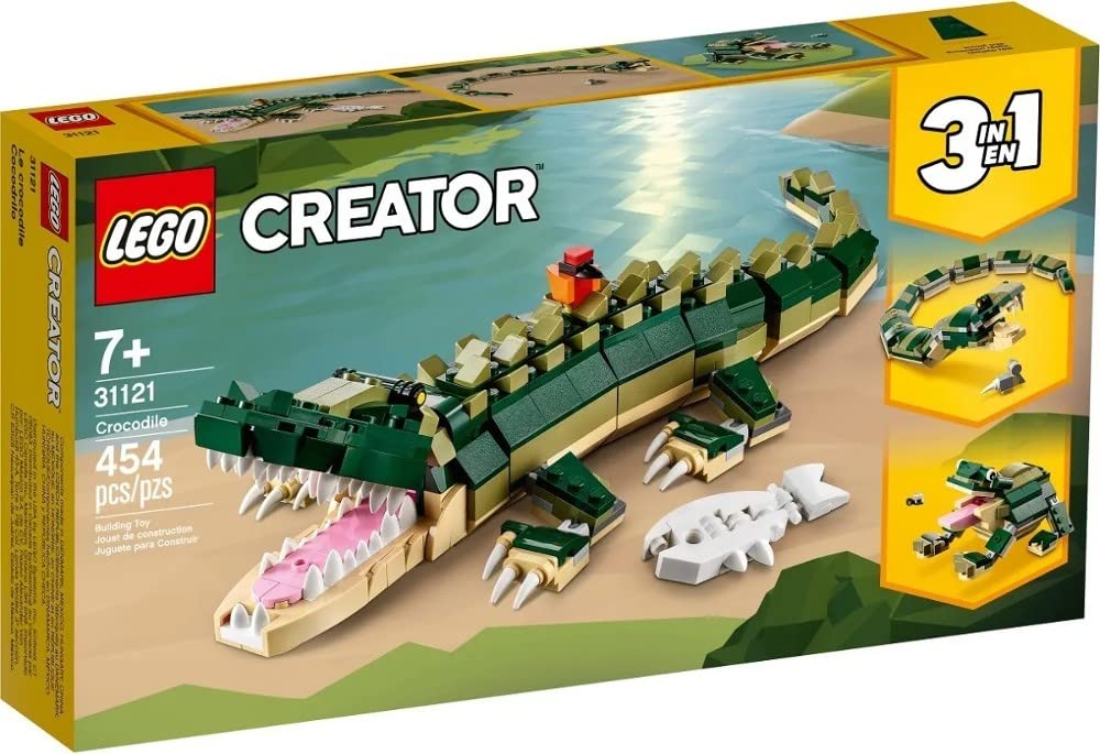 Lego Creator 31121 3in1 Crokodile Snake Frog 454 pieces