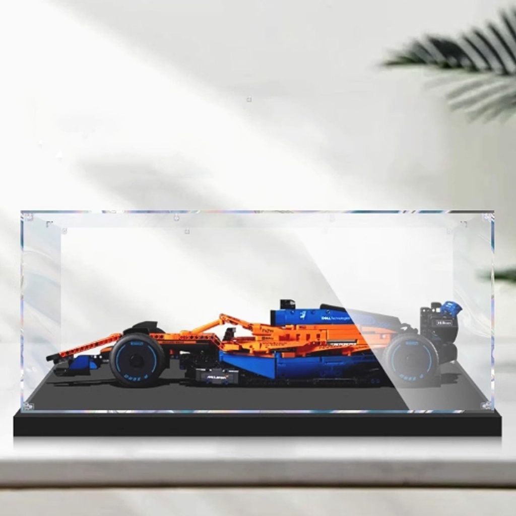 Acrylic Display Box Compatible with Lego 42141 F1 Racing Kits Clear Boxes for Displaying Collectibles Dustproof Display Boxes Box Only Transparent 3mm