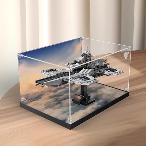 Acrylic Display Case Is Suitable for Lego 76295 Alliance Sky Mothership Show Box Used for Collecting Displaying and Organizing Models3mm