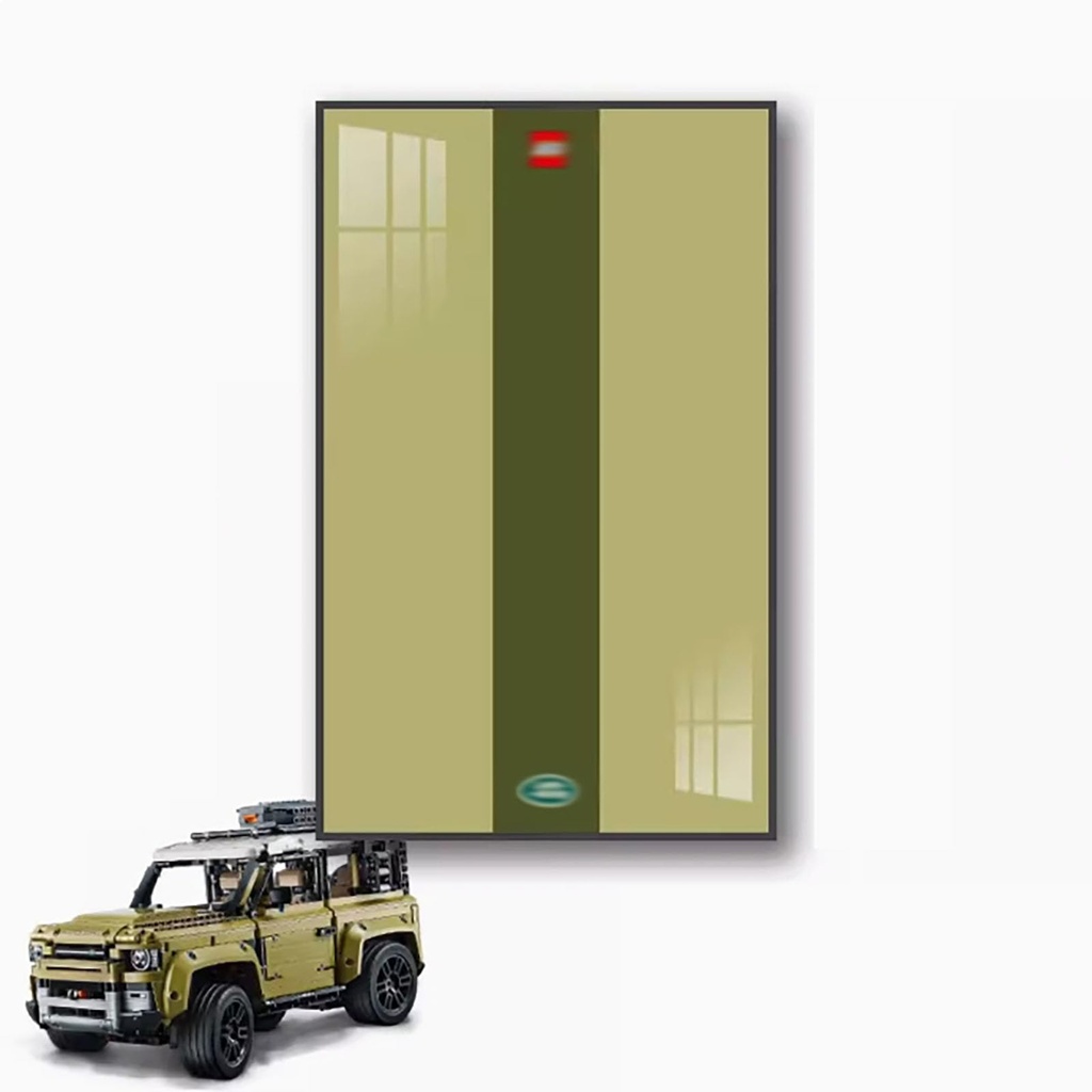 SONNIES Display Wallboard for Lego 42171 F1 Racing Model Decorative Display Panels for Lego Car Wall Mounted Displays Wallboard GiftOnly Display Wallboard NO Model Option 1
