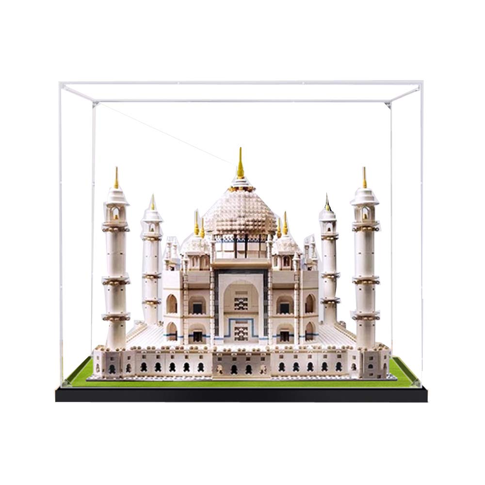 ZHLY Acrylic Display Case for Lego 10256 Creator Taj Mahal Dustproof Protection Display Box Compatible with Lego 10256 NOT Included Building Model