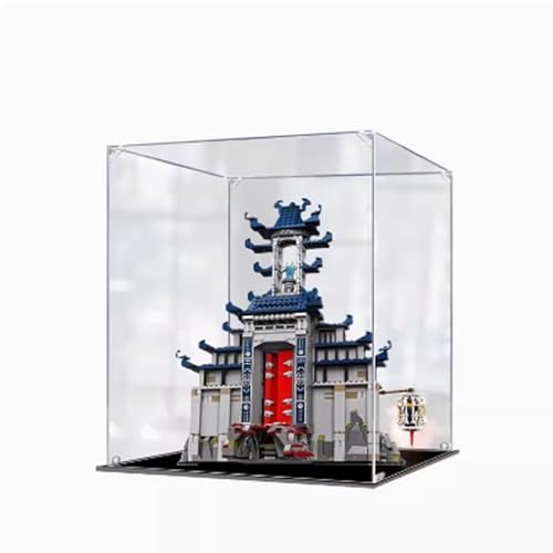 Acrylic Transparent Display Case for Lego 70617 Temple of Weapons Model Dustproof Transparent Display Case Showcase 177 137 208 inches Display Case Only 3mm