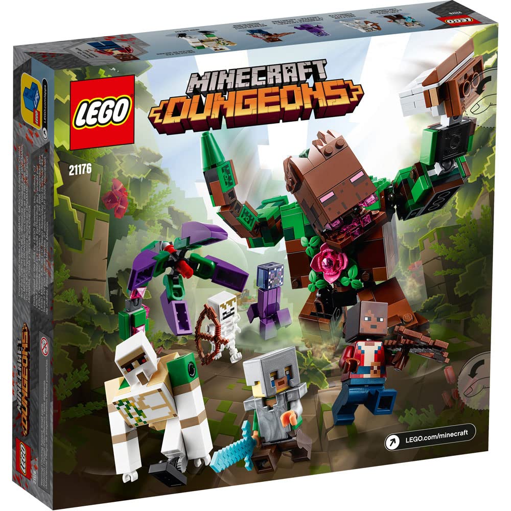 LEGO Minecraft The Jungle Abomination 21176 Building Kit Playset Fun Minecraft Dungeons Exploring Toy for Kids 2021 487 Pieces