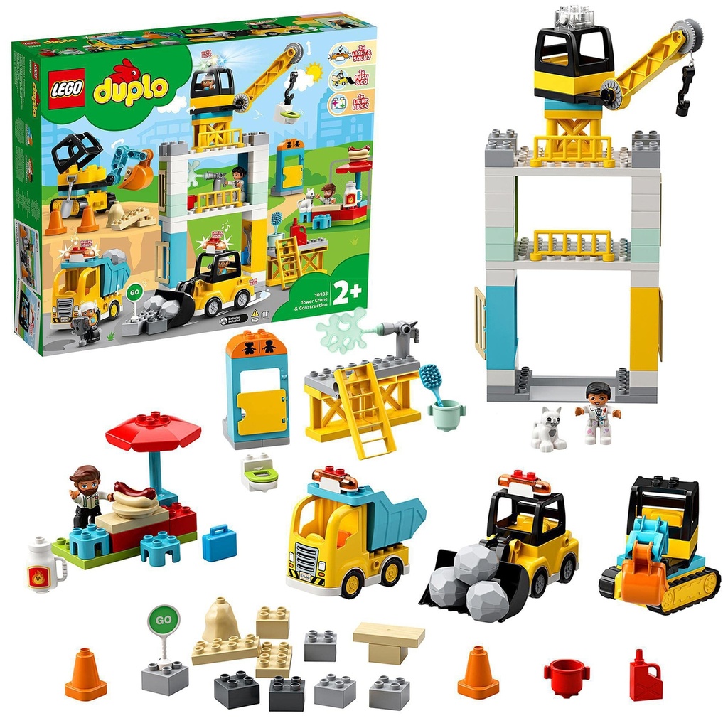 LEGO 10933 DUPLO Town Tower Crane Construction