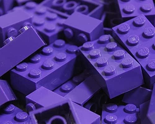 LEGO BRICKS PURPLE 2x4 Pin Part Number 3001 Various Pack Sizes Dimensions LxWxH 16cm x 32cm x 11cm FREE UK TRACKED POSTAGE Taken from sets and Supplied in Packaging 500