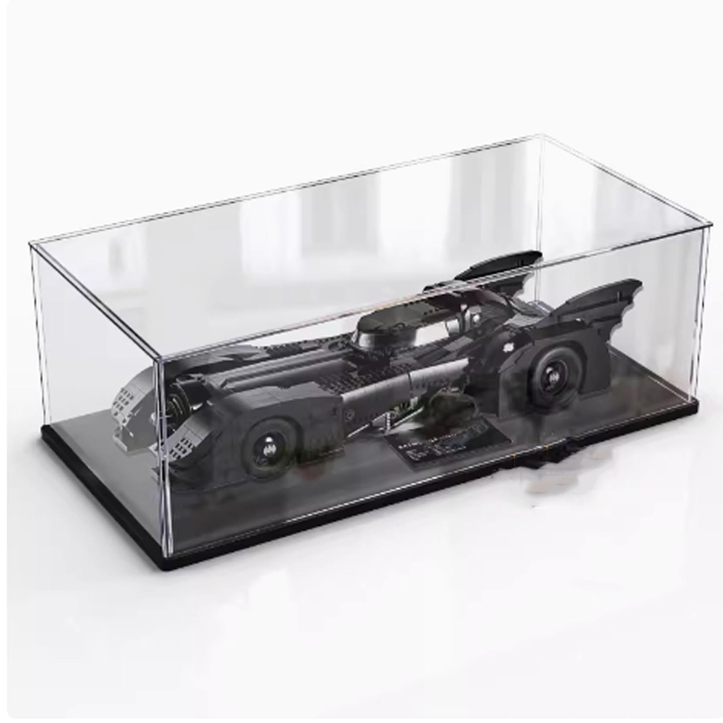 Acrylic Display Case For Lego 76139 Chariots Model Dustproof Transparent Acrylic Display Case Storage Box Model Not Included Black base