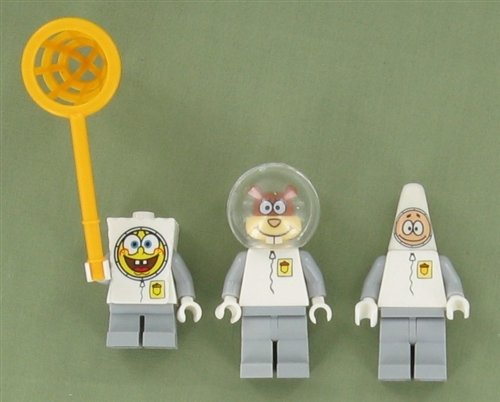 Lego Spongebob Squarepants Sandy Cheeks Patrick Star Spacesuit Set of Three Minifigures By Lego Buy