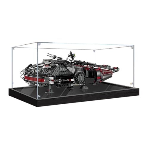 Acrylic Display Case for Lego 75389 The Dark Falcon Model Sturdy Protection for Your Collectible Model Not Included basic 2mm