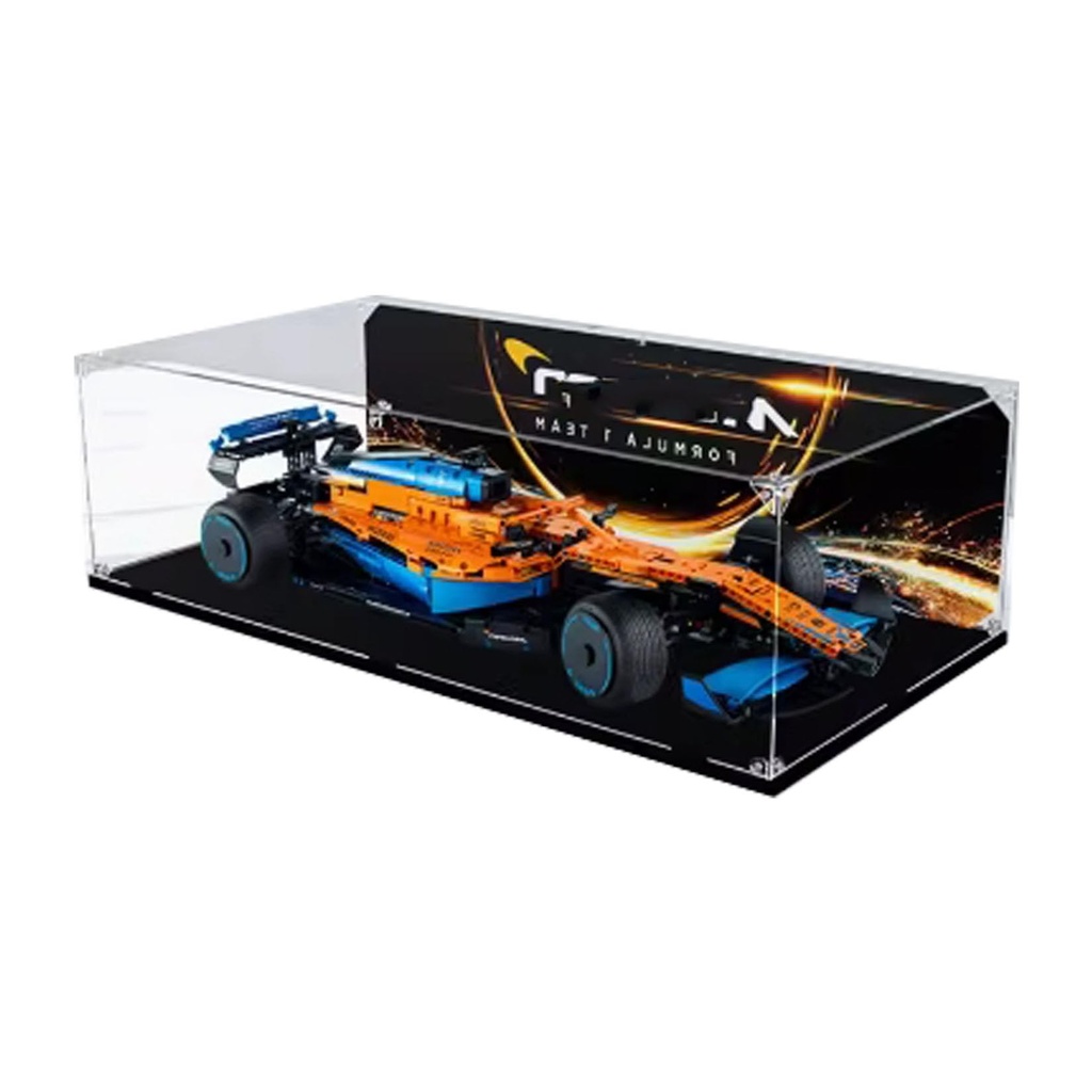 Acrylic Display Case for Lego 42141 Racing Dustproof Display Box Compatible LegoModel Showcase Gift NOT Included The Model