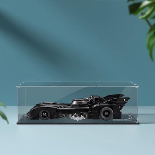 Acrylic Display Case Is Compatible with Lego 1989 Batmobile 76139 Model Collectibles Dustproof Clear Display Box only Storage Box 3mm transparent