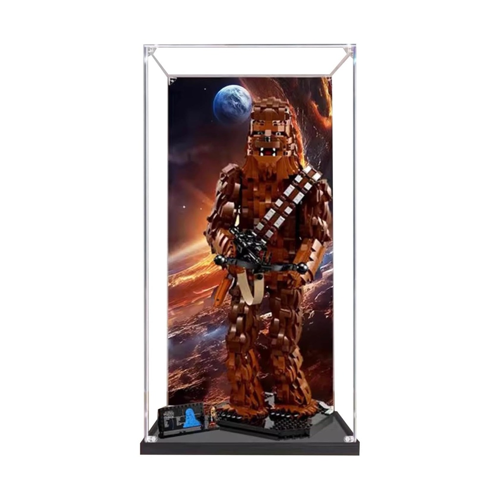 Acrylic display case For Lego 75371 The Great War model dustproof transparent acrylic display case storage box model not included 3mm back spray