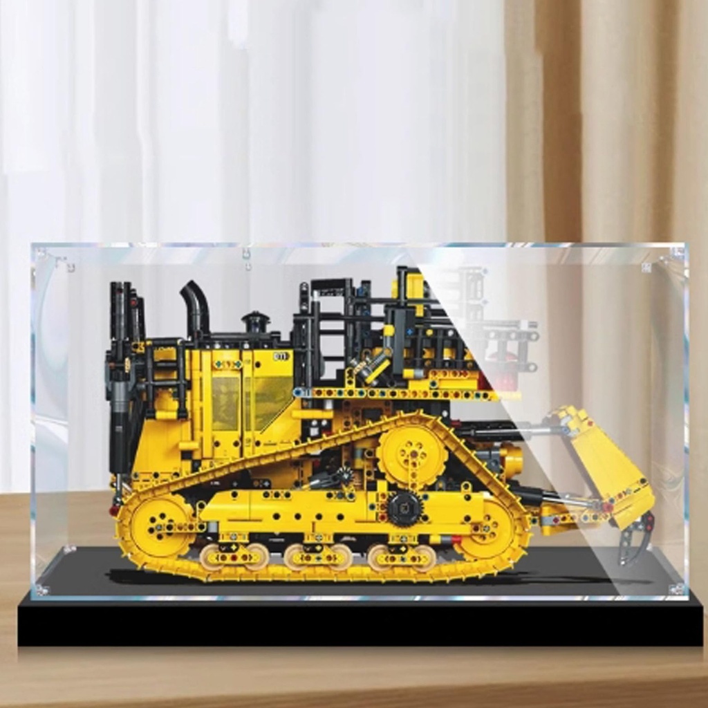 Acrylic Display Box Compatible with Lego 42131 Bulldozer Kits Clear Boxes for Displaying Collectibles Dustproof Display Boxes Box Only Transparent 3mm