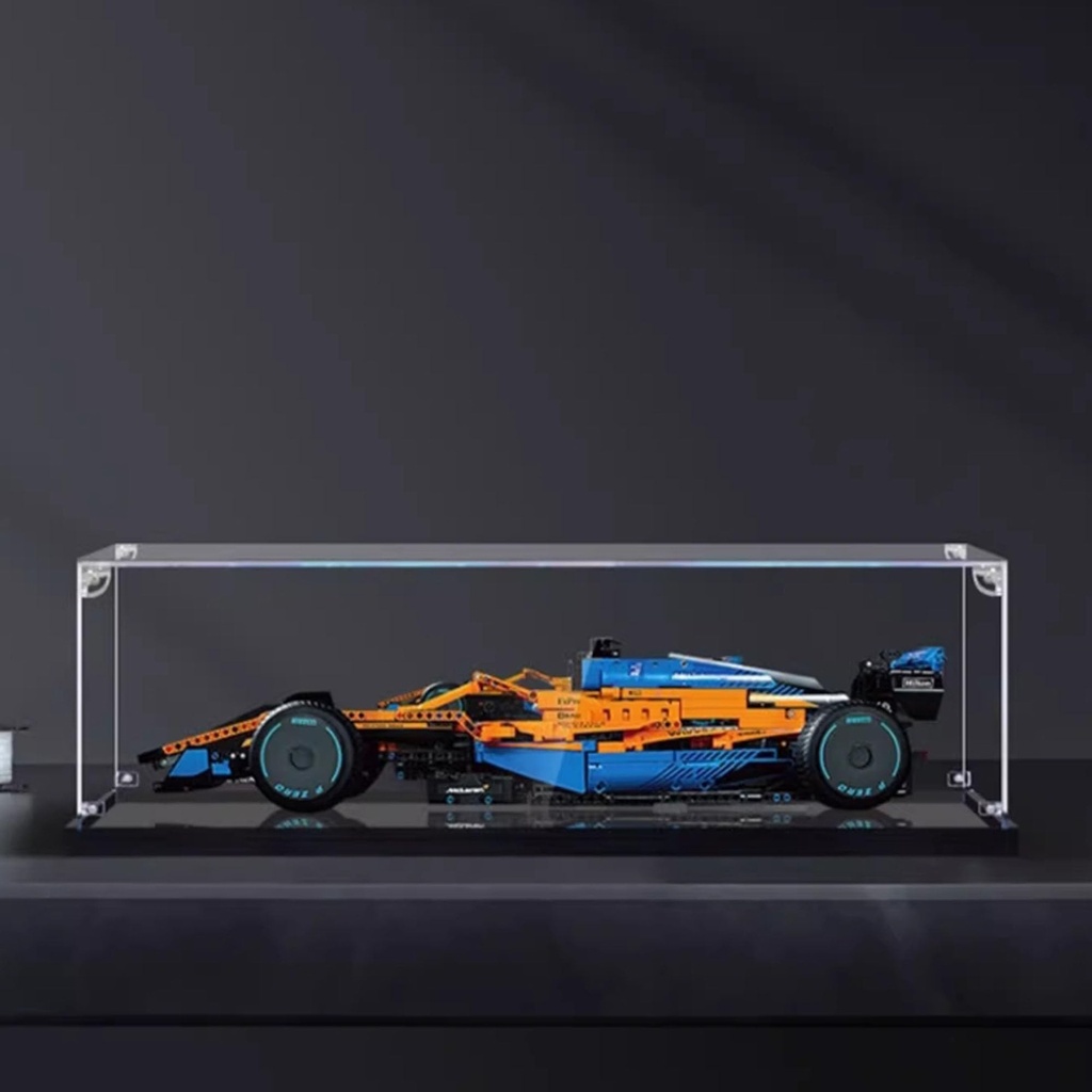 Acrylic Display Case Compatible with Lego 42141 Racing Car Model Set Dustproof Transparent Display Case Storage Box Display Case Only 2mm
