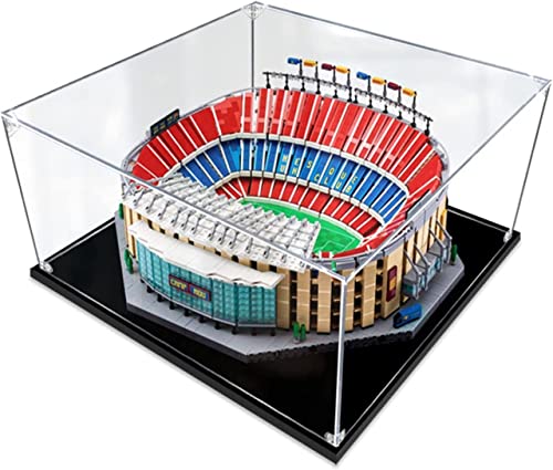 Display Box Compatible with Lego 10284 Camp NOU Stadium in Barcelona Display Case Model Collectibles Dustproof Display Case Does not Include Brick Models3mm