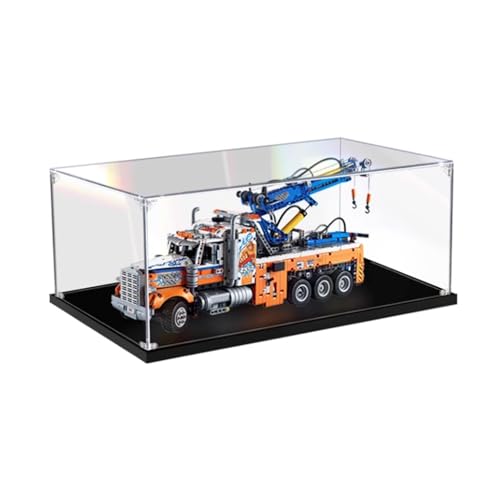 Transparent Acrylic display box for Lego 42128 Heavy duty trailers model Dustproof Storage Display Box Model Not Included 2mm