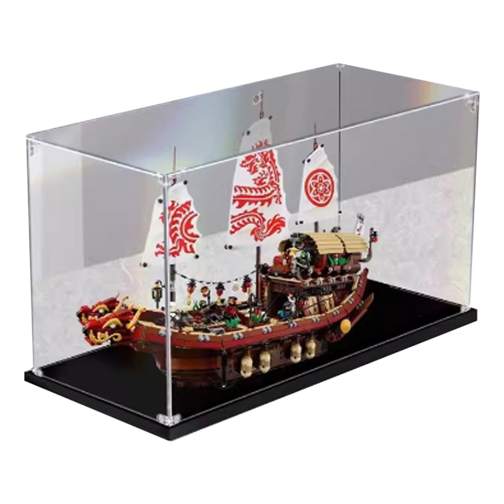 Acrylic Display Case for Lego 70618 Ship modelDustproof Transparent Display Case Model Collection Display Case Model not included 3mm