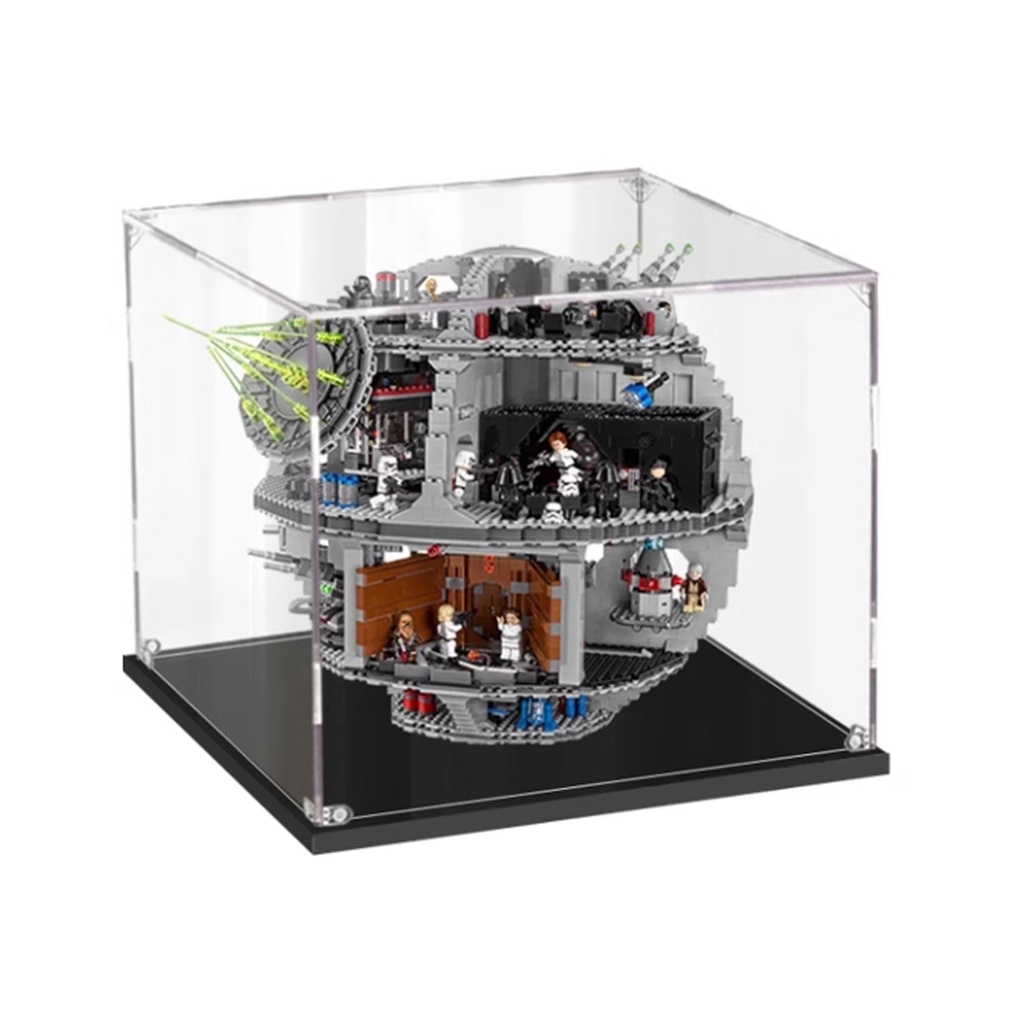 Transparent Acrylic display box for Lego 75159 Death Star model Dustproof Storage Display Box Model Not Included 3mm