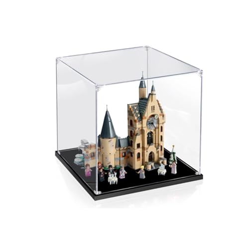 Acrylic display case For Lego 75948 Bell Tower model dustproof transparent acrylic display case storage box model not included 3mm
