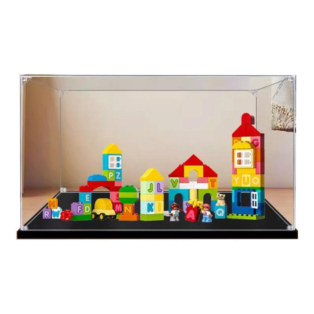 Transparent acrylic display box for Lego 10935 Lettered towns model collection dustproof display box display box only 2mm