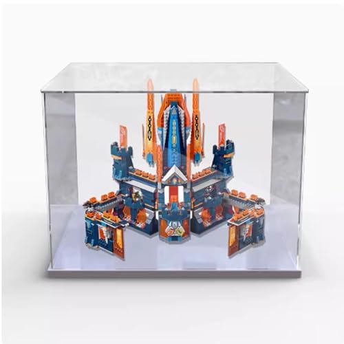 Acrylic Display Case For Lego 70357 Knights Castle Model Dustproof Transparent Acrylic Display Case Storage Box Model Not Included White base