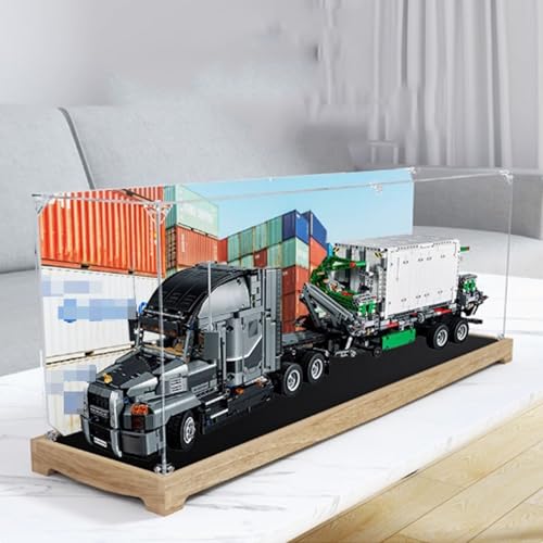 Transparent Acrylic Display Casefor Lego 42078 Truck Model Clear BoxStorage BoxDisplay BoxCompatible with 42078 Model Display Box only Log Color